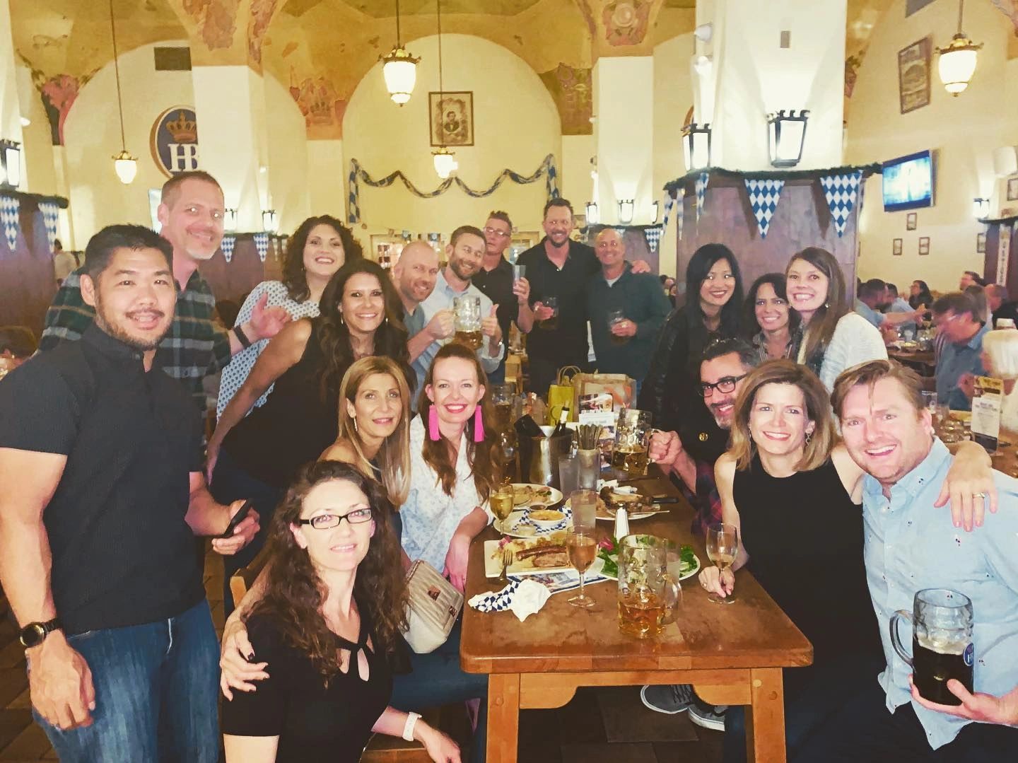 Beer hall gathering
